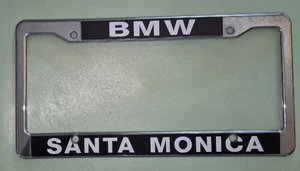 Santa Monica BMW California beach Dealership License Plate Frame - Picture 1 of 1