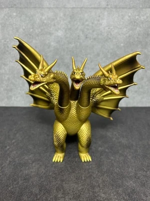 Figura Vinilo Bandai 1984 Rey Ghidorah 9" De Colección Sofubi Kaiju Oro Temprano Godzilla Foto 1 de 4