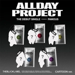 ALLDAY PROJECT FAMOUS The Debut Single Album CARTOON Ver./QR Photo Card+Key Ring - Foto 1 di 10