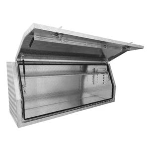 1700 x 500 x 700mm Checker Aluminium Full Lid Ute Tool Box Truck Trailer Toolbox - Picture 1 of 6