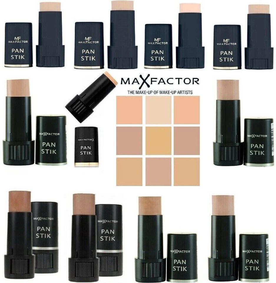 MAX FACTOR PAN STICK STIK FOUNDATION FULL COVERAGE 9g *CHOOSE YOUR SHADE* - Image 1 of 4