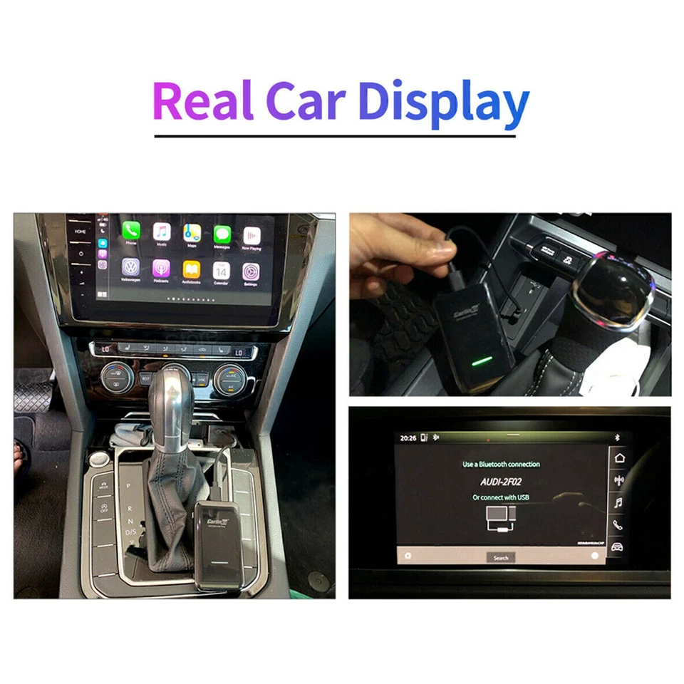 Wireless Carlinkit V2.0 Bluetooth USB Activator For Car With OEM Wired CarPlay - Image 1 of 4