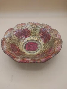 9.5 Inch Goofus Glass Bowl - Picture 1 of 2