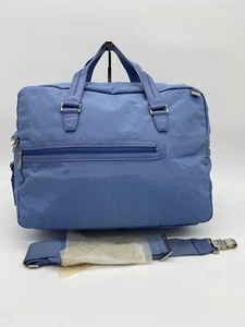 Tumi Ballistic Nylon w/ Leather Trim  Tote 16" (Blue) - Picture 1 of 16
