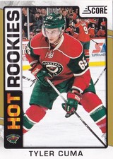 2012-13 Score Hockey - Finish your Set - Gold rush Hot Rookies - Pick any RC $2.