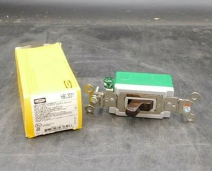 HUBBELL. HBL3031 30A einpoliger HBL Nylon Kippschalter - 120-277VAC - NEU - Bild 1 von 9
