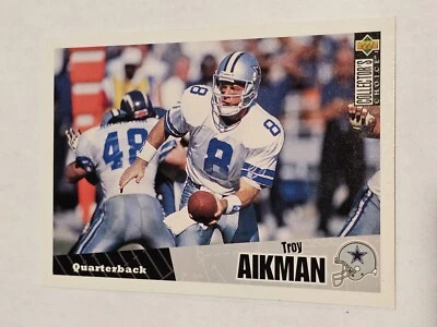 1996 Upper Deck Collector's Choice #295 Troy Aikman Dallas Cowboys - Image 1 of 2
