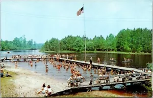 Aiken SC Camp Long State 4-H Club Camp Clemson College Extension postcard HQ12 - Picture 1 of 2