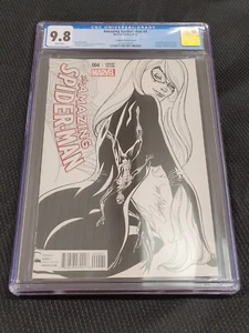 Amazing Spider-man #4 (2014) - J. Scott Campbell Sketch Variant - CGC 9.8 - Picture 1 of 8