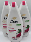 DOVE REVIVING POMEGRANATE &amp; HIBISCUS SOWER GEL 0% SULFATE - PACK OF 3