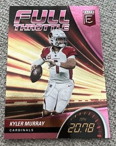 2022 Donruss Elite Football - FULL THROTTLE  Kyler Murray - Pink - Cardinals - Picture 1 of 2