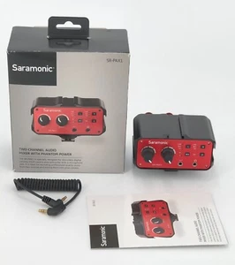 Saramonic SR-PAX1 2-Ch Audio Mixer with 3.5mm, XLR & 6.35mm Combo Inputs Preamp - Picture 1 of 9