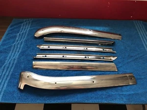 1966 1967 PLYMOUTH GTX SATELLITE CONVERTIBLE PILLAR WINDSHILED HEADER TRIM 718  - Picture 1 of 8