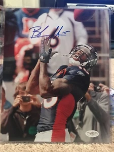 Brandon Marshall Signed Denver Broncos 8x10 Photo JSA - Picture 1 of 5