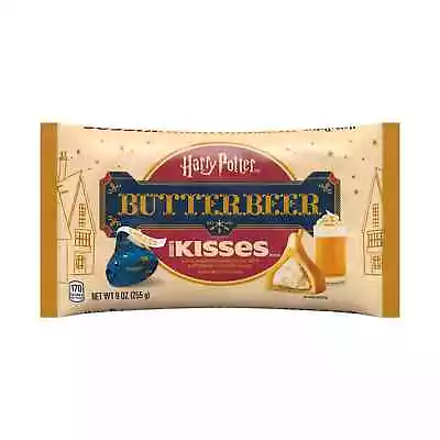 Hershey's Kisses 9 oz. Harry Potter BUTTERBEER Creme Gold Chocolate *BB 11/2025* - Image 1 of 4