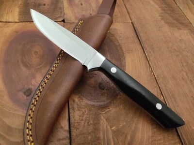 Custom Handmade Full Tang 12c27 Stainless Steel Fixed Blade Camp Hunting Knife - Image 1 of 4