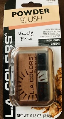 L.A. Colors Velvety Finish Powder Blush Bronzer #340 Bronze - Image 1 of 3