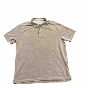 Tommy Bahama Polo Shirt Mens Large Gray Short Sleeve (h13) - Picture 1 of 6