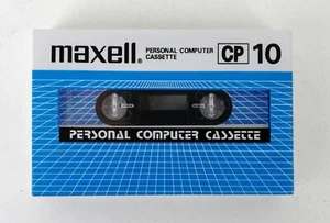 MAXELL CP-10 - PERSONAL COMPUTER CASSETTA - NUOVA SIGILLATA - Imagen 1 de 3
