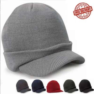 Hombres Mujeres Sombreros Invierno Cálido Tejido Gorra Esquí Sombrero Gorro Polar Gorras para Nieve Puño Calavera - Imagen 1 de 18