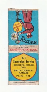 Streichholzheft: Sovereign Service, Smith Center, Kansas - Bild 1 von 1