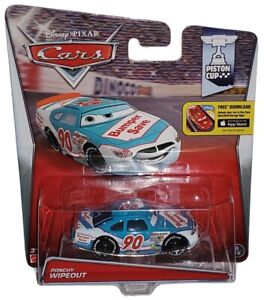 Disney Cars PONCHY WIPEOUT Diecast Race Car #90 Bumper Save Piston Cup 3/18