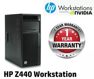 HP Z440 Workstation E5-1620v3 Turbo 3.60Ghz 16GB DDR4 256GB SSD-Nvidia NVS 310 - Picture 1 of 6