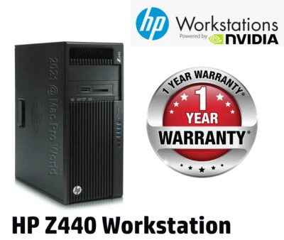 HP Z440 Workstation E5-1650v3 Turbo 3.80Ghz 32GB DDR4 256GB SSD-Quadro 2000 -1TB - Image 1 of 4