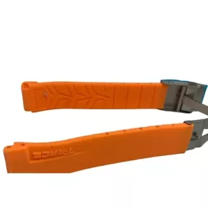 Men's Watch Band For Tissot T-Race Replacement Orange Rubber Strap 21mm - Picture 1 of 6