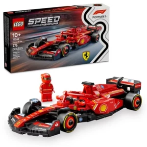 LEGO Speed Champions Ferrari SF-24 F1 Race Car Building Set and Toy Driver 77242 - Picture 1 of 10