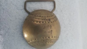 Vintage Brass Baseball Belt Buckle - Picture 1 of 3