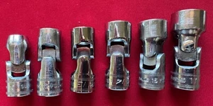 Snap On Tools 3/8" Drive 10-17mm Metric Shallow 6 Point Universal Socket Set - Picture 1 of 3