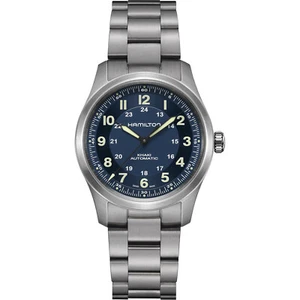 Hamilton Khaki Field Blue Dial Titanium Automatic 38mm H70205140 - Picture 1 of 5