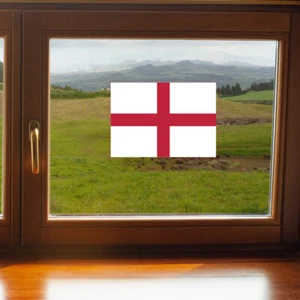 England Football Flag Window Cling Stickers Decoration United Kingdom - Picture 1 of 2