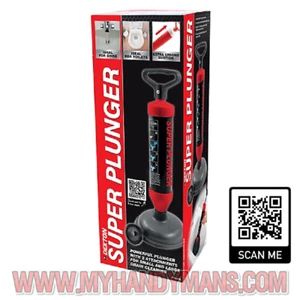 Dekton Super Plunger, Easy Clear, Unblock, Unclog, Drains, Sinks & Toilets - Picture 1 of 2