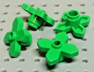 Lego Pflanze Blume Basis 2x2 mit 4 Blättern [4727] hellgrün x4 - Bild 1 von 3