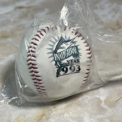Vtg 1993 Marlins Inaugural Year Baseball Seasons of First Limited Edition Ball Cover