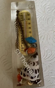 St. Thomas V.I. Souvenir mit Thermometer Wasserkugel - Maße 1 1/8” x 1 1/8” x 3,75 - Bild 1 von 3