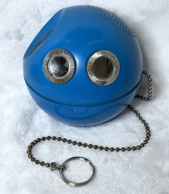 VTG Panasonic Panapet 70 Round Blue Ball Transistor AM Radio Tested WORKS - Image 1 of 4