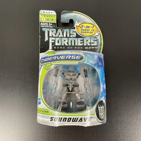Transformers Dark of the Moon Legion Class Cyberverse Decepticon Soundwave 2011 Cover