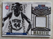 PANINI CRUSADE 2013-14 MAJESTIC RICK MAHORN JERSEY 77/199