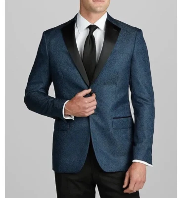 Chaqueta de Cena Formal Jos A Bank 44R Blazer Cachemira Azul C060464a Foto 1 de 4