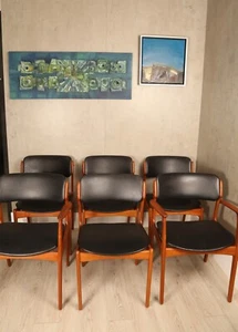 Set of six midcentur chairs by Erik Buch for OD Møbler, Model 49 and 50 - Picture 1 of 9