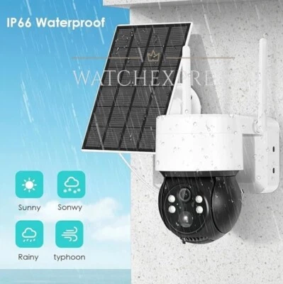 TELECAMERA ESTERNA CON PANNELLO SOLARE  VIDEOCAMERA SORVEGLIANZA ICSEE - Immagine 1 di 4