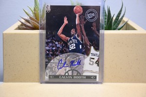 1999 Press Pass Authentics Rookie Autographs #23 Calvin Booth Penn State