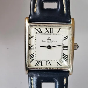 BAUME & MERCIER-TANK-HANDAUFZUG-WAAGEN 7046-ALLES SIGNIERT-26,5 X 31,5 MM - Bild 1 von 24