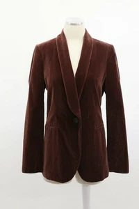 NWT$3395 Brunello Cucinelli Women Velvet Knit Jacket W/Beaded Cuffs Size42M A191 - Picture 1 of 12