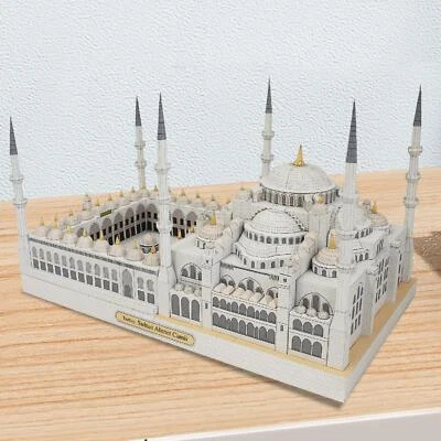 Blue Mosque Architecture Model Set Construction Model Collection DIY Toys Craft - Image 1 of 4
