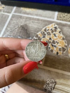 MONETA REGNO D’ITALIA 1 LIRA QUADRIGA 1913 BB - Imagen 1 de 2