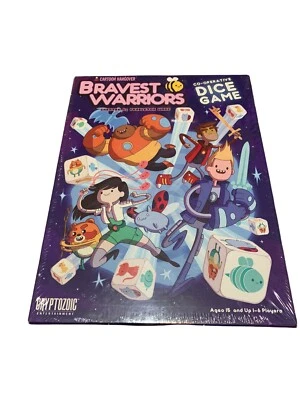 Bravest Warriors Co-Operative Dice Game from Cryptozoic NEW & SEALED - Image 1 of 2